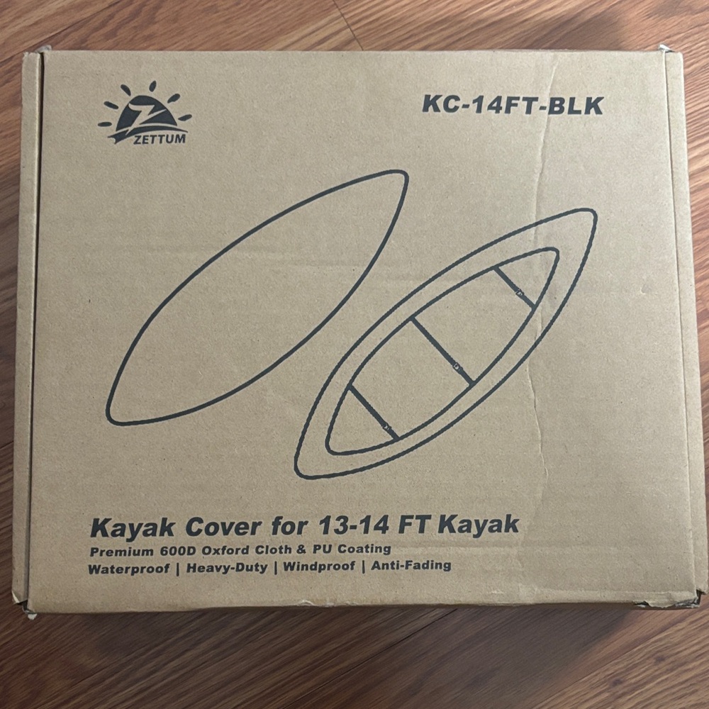 Zettum Kayak Cover for 13-14 FT Kayak